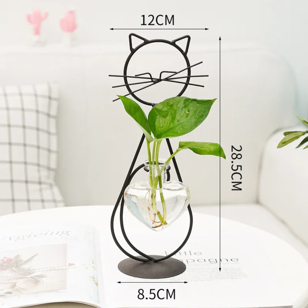 Whisker Bloom Glass Vase