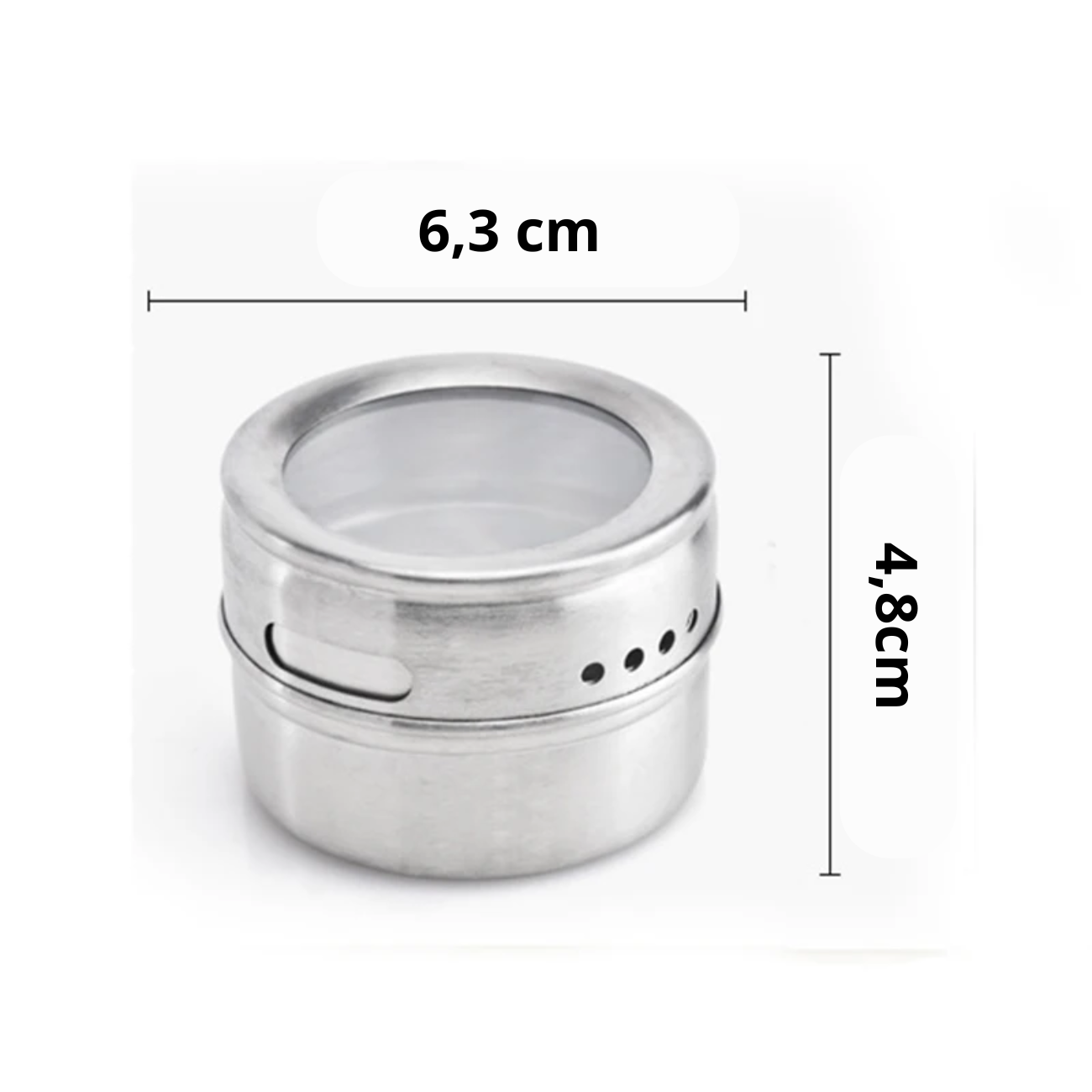 MagneSpice Magnetic Spice Jar Set