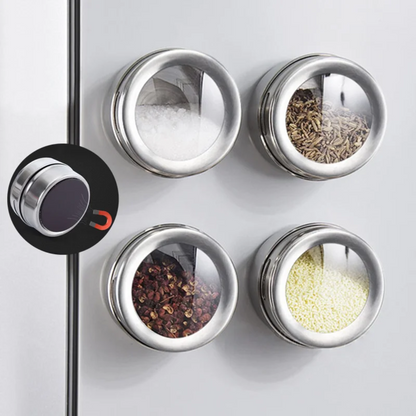 MagneSpice Magnetic Spice Jar Set