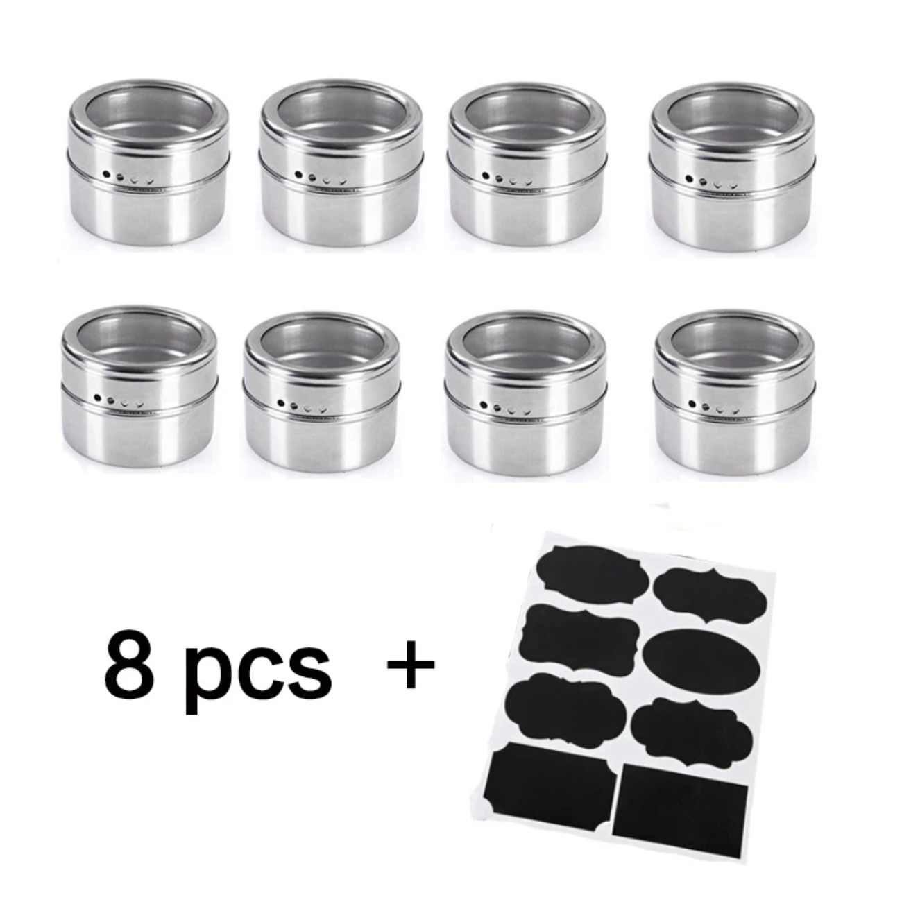 MagneSpice Magnetic Spice Jar Set